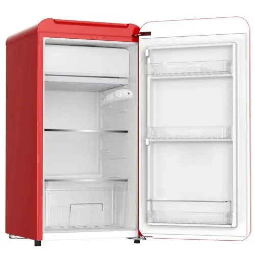 Réfrigérateur Table Top Rétro 91l Rouge Avec Compartiment Congélateur Intégré Lk90ttred