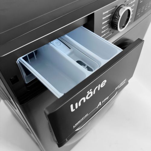 Lave-linge Hublot Ljwm1014g Gris 10kg 1400 Tours Moteur Induction 14 Programmes et Vapeur Classe A