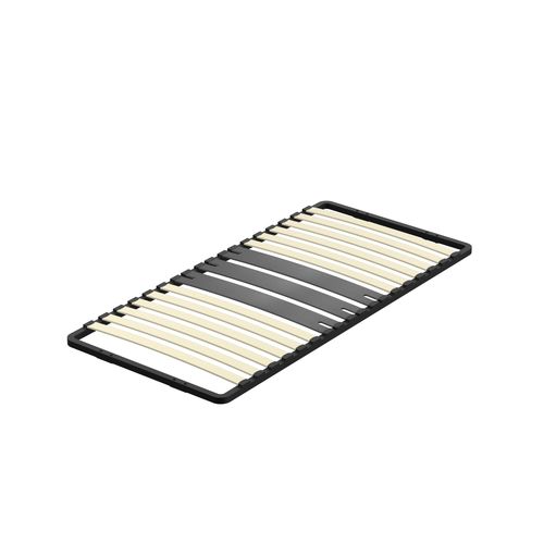 Cadre Lattes 90x200 Cm, 15 Lattes Peuplier Naturel