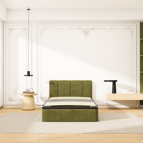 Cadre Lattes 90x200 Cm, 15 Lattes Peuplier Naturel