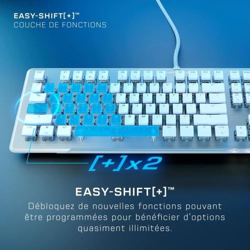 Clavier Gaming PC Mécanique - Tbk-1002-12-fr - Vulcan Ii - Blanc