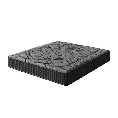 Ensemble 160x200cm Matelas à Ressorts Epaisseur 30 cm + Cadre De Lit Capitonné