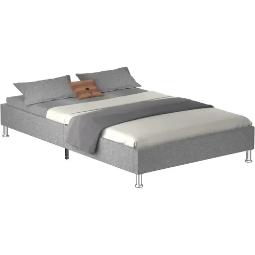 Ensemble 160x200cm Matelas à Ressorts Epaisseur 30 cm + Cadre De Lit Capitonné