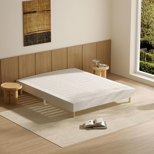 Ensemble Matelas En Mousse 160x200 Epaisseur 32 Cm + Sommier déco, 9 Pieds