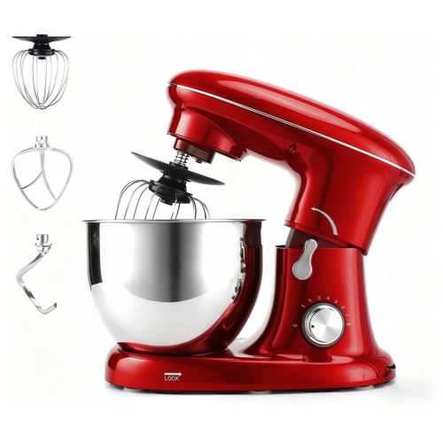 Robot pâtissier 5L 1400w Avce 3 Accessoires Pratiques