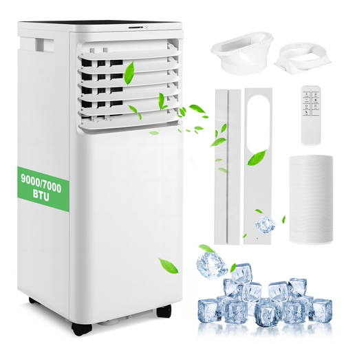 Climatiseur Mobile 3-en-1 9000 Btu 980w Avec Télécommande