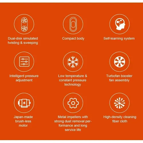 Robot Nettoyeur De Vitres Hcr-09, Aspiration 2800 Pa, 3 Modes De Nettoyage