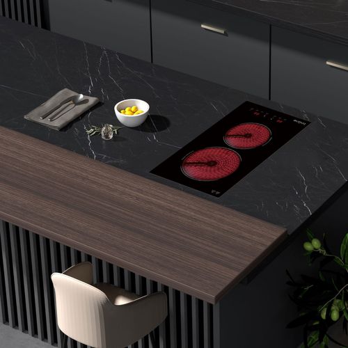 Domino Vitrocéramique Linarie Albi Lin30c2z 2 Zones - Encastrable