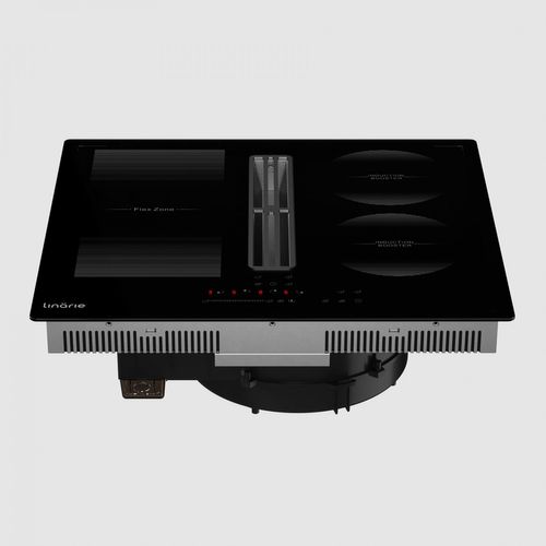 Table Induction Aspirante Linarie Tulle Lin60dai1f2z 4 Foyers Dont 1 Flex Zone - Encastrable 60 Cm