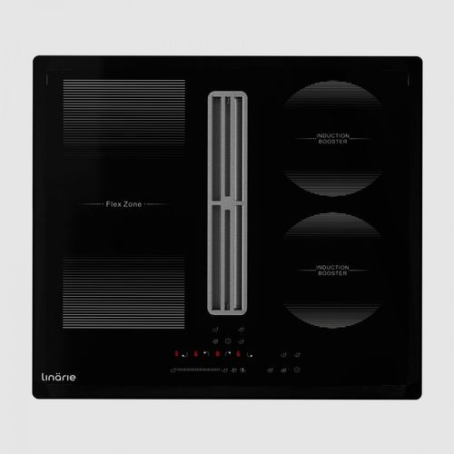 Table Induction Aspirante Linarie Tulle Lin60dai1f2z 4 Foyers Dont 1 Flex Zone - Encastrable 60 Cm