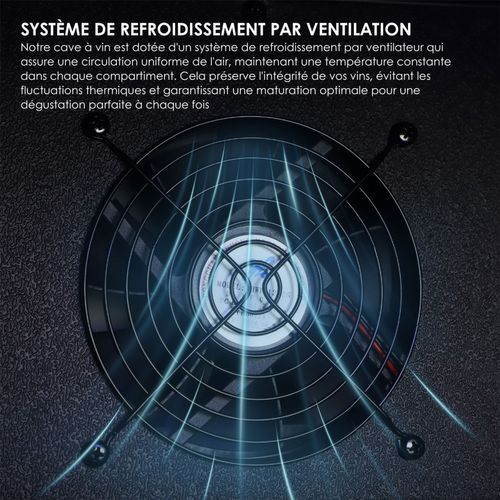 Cave à Vin Service Agcv140vn2z2d Multi-températures Lecépage 220 Bouteilles 2 Portes 438 Litres
