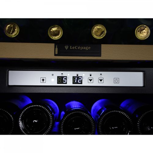 Cave à Vin Service Agcv230vn2z1d Multi-températures Lecépage 173 à 231 Bouteilles 2 Zones 442 Litres