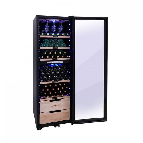Cave à Vin Service Agcv230vn2z1d Multi-températures Lecépage 173 à 231 Bouteilles 2 Zones 442 Litres