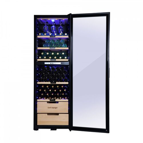 Cave à Vin Service Agcv230vn2z1d Multi-températures Lecépage 173 à 231 Bouteilles 2 Zones 442 Litres