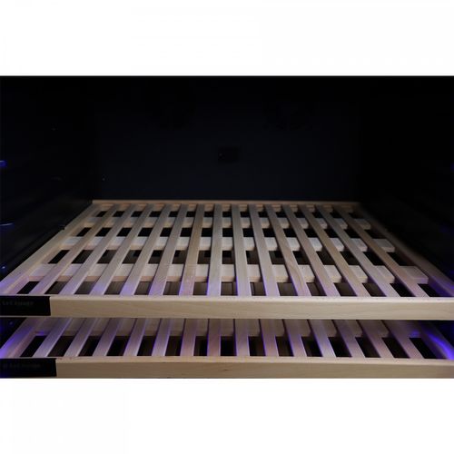 Cave à Vin Service Agcv300vn2z1d Multi-températures Lecépage 185 à 303 Bouteilles 2 Zones