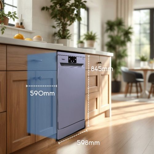 Lave-vaisselle Linarie Limas Lfdw1446dfss 14 Couverts 46db Silver Pose Libre