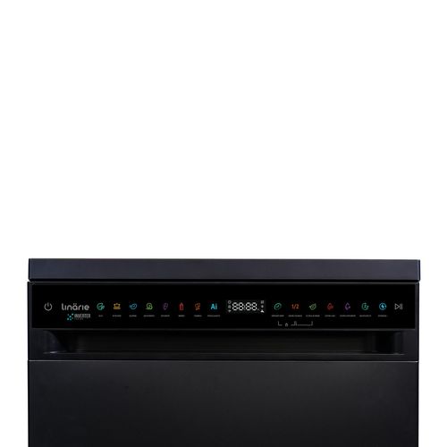 Lave-vaisselle Linarie Blaye Lfdw1641dfsb 16 Couverts 3eme Panier à Couverts 41 dB Noir Pose Libre