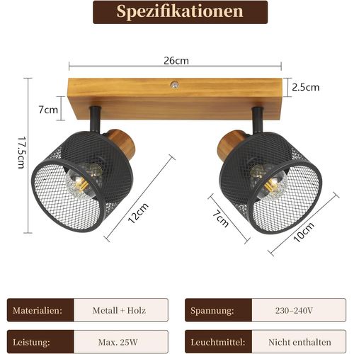 Spot De Plafond En Bois Vintage E14 Lampe De Couloir Pour Cuisine BUT — free download