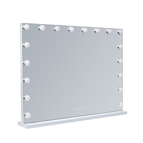 Miroir De Maquillage Hollywood Coiffeuse Mural Avec Lumineux 80x58cm - Enceinte Bluetooth