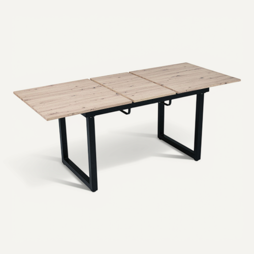 Table à Manger Extensible à Allonge Papillon Intégrée
