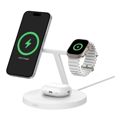 Station De Recharge 3-en-1 Magsafe Qi2 – 15w, Apple Watch, Airpods
