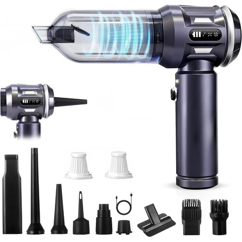 Aspirateur Balai Sans Fil 17kpa Mini Aspirateur De Voiture 4 En 1 Convient