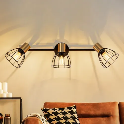 Applique Murale Intérieur 3 Flammes E14 Lampe De Salon Max.25w
