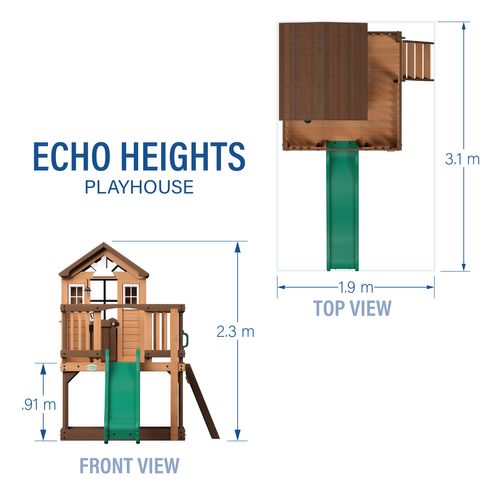 Backyard Discovery Beacon Heights Maisonnette En Bois - Maisonnette De Jardin - Cabane Enfant