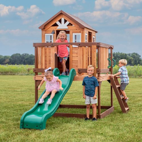 Backyard Discovery Beacon Heights Maisonnette En Bois - Maisonnette De Jardin - Cabane Enfant