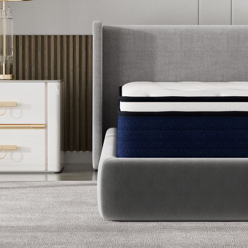 Matelas à Ressorts 140x200 cm 7 zones Fermeté Moyenne, Épaisseur 25 Cm