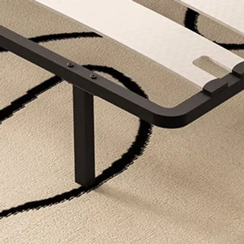 Sommier 140x200 Cm, 7 Pieds Durable, Lit Avec Sommier à Lattes Pour Adulte