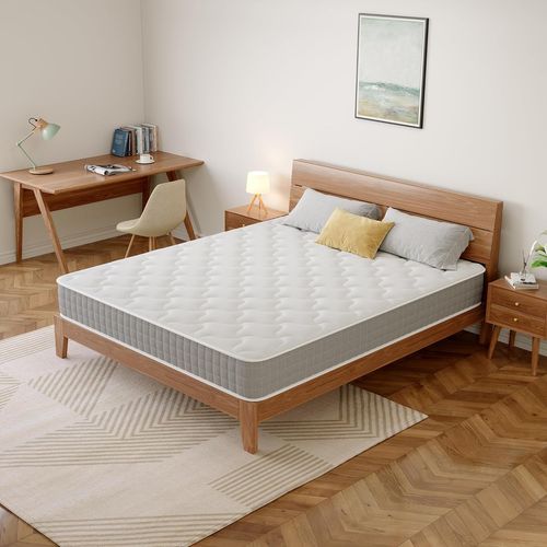 Matelas Ressorts 160x200 Épaisseur 20 Cm Confort,ergonomique 7 Zones Ergonomique