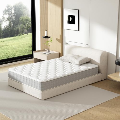 Matelas Ressorts 120x190cm De Forme En Mousse Et Ressorts, 20 Cm Épaisseur