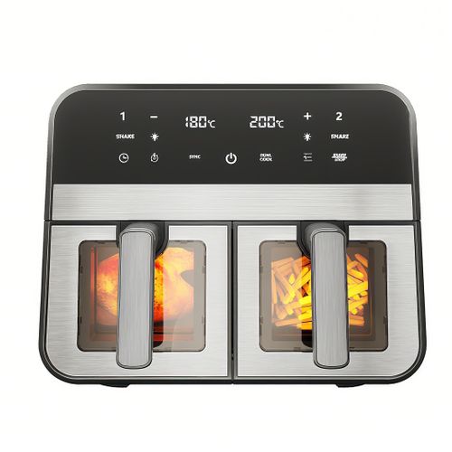 Friteuse Sans Huile 2400w, écran Tactile, Alerte Aux Tremblements, Noir