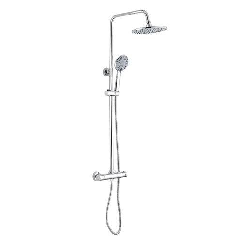 Colonne De Douche Thermostatique, Système De Douche Thermostatique 38°c, Argent