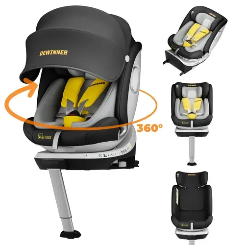 Siège Auto Pour Bébé, Adapté Aux Enfants De 0 À 36 Kg, équipé De Connecteurs Isofix Et Conforme À