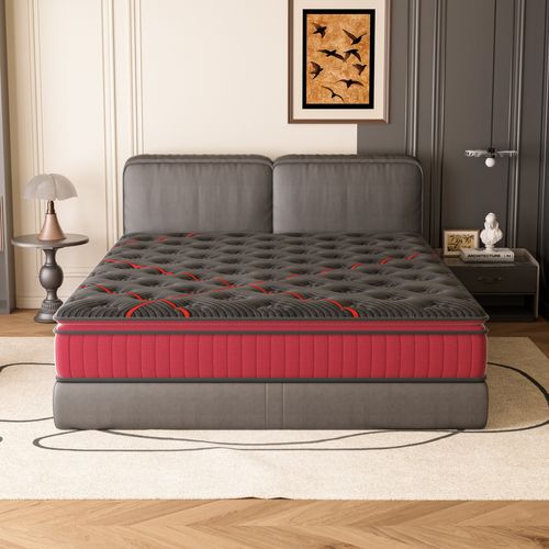 Matelas Ressorts 140x190 Cm De Forme En Mousse Et Ressorts, 30 Cm épaisseur
