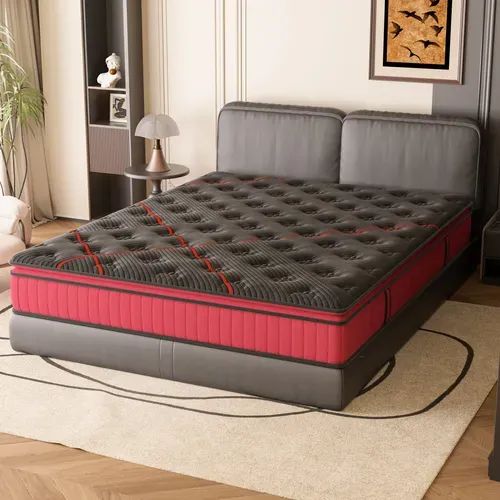 Matelas Ressorts 140x190 Cm De Forme En Mousse Et Ressorts, 30 Cm épaisseur