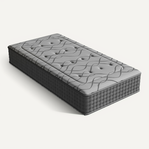 Matelas Ressorts 90x190 Cm De Forme En Mousse Et Ressorts, 30 Cm épaisseur