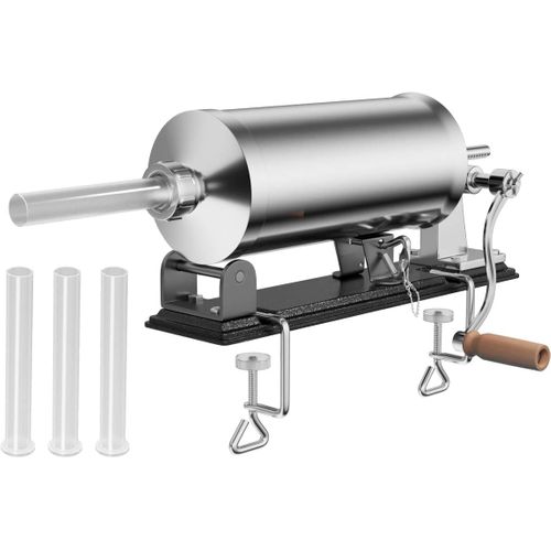 Poussoir à Saucisses Viande 4.8l Machine à Saucisse Remplissage De Saucisse En Acier Inoxydable