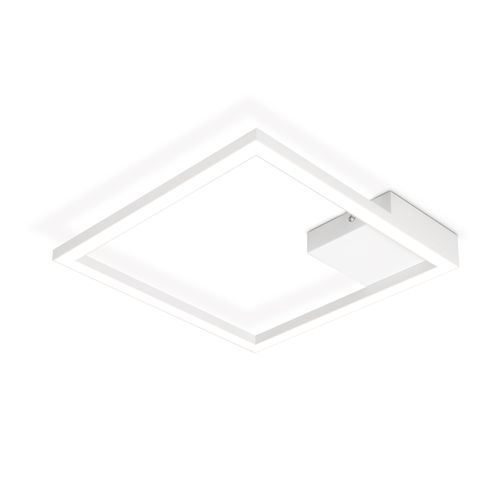 Plafonnier Salon Blanc Carré Lampe De Couloir Moderne 3000k Pour Cuisine