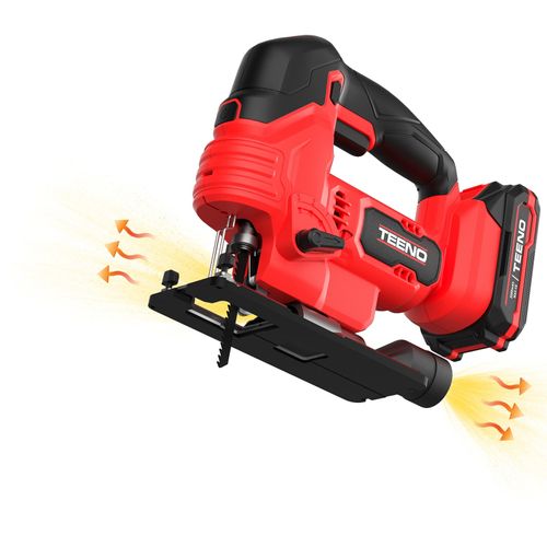 Scie Sauteuse Sans Fil Pour Batterie Makita 20 V, 800-3000 Spm Scie Sauteuse Laser Avec 5 Lames,