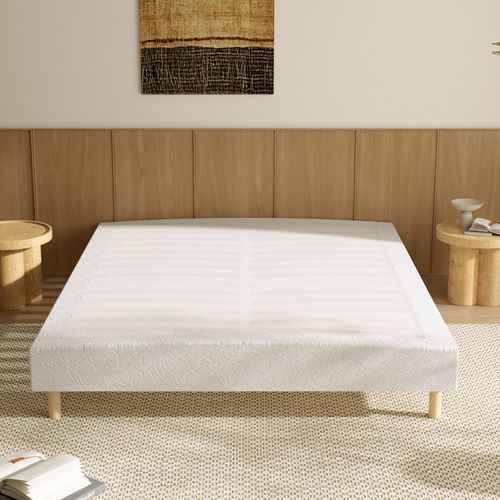 Ensemble Matelas Ressorts 140x190 cm Epaisseur 20 cm + Sommier déco