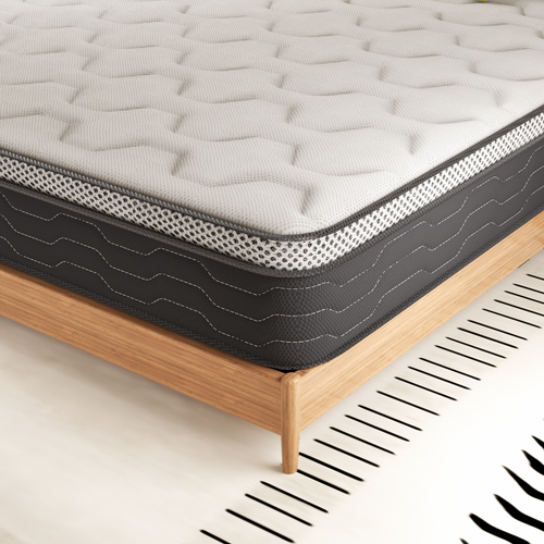 Ensemble Matelas Ressorts 140x190 Cm Epaisseur 25 cm + sommier déco