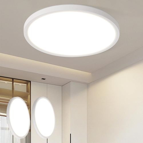 Plafonnier LED  Pour Salon 24w 30 Cm Lampe De Cuisine 3000k Pour Chambre