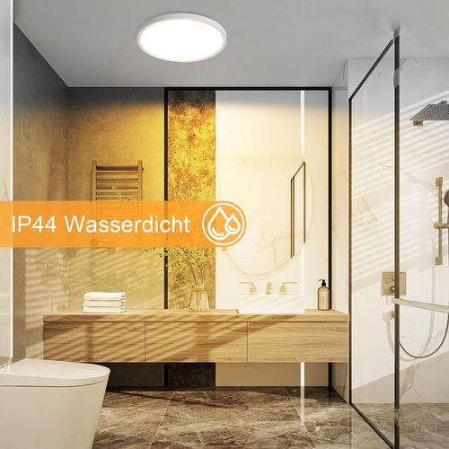 Plafonnier LED  Pour Salon 24w 30 Cm Lampe De Cuisine 3000k Pour Chambre