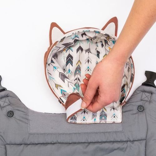 Porte-bébé Infantino Cuddle Up Renard - 2 Modes : Ventral Face Et Dorsal