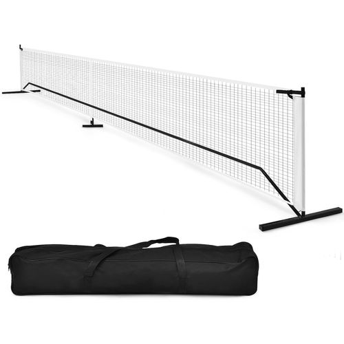 Filet De Pickleball Portable De 670 X 92 Cm Tuyaux Métalliques, Filet Badminton Exterieur