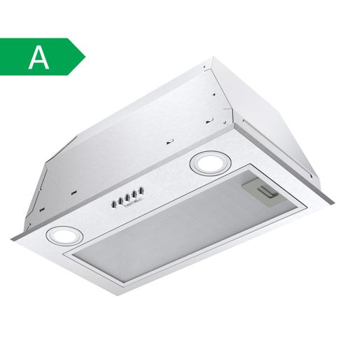 Groupe Filtrant 52cm, 3 Vitesses, Débit D'air 750m³/h, 67db, Eclairage à LED, Inox