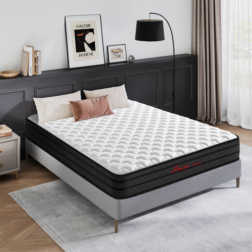 Matelas Mousse 180x200 cm INRE Epaisseur 25 cm Réversible